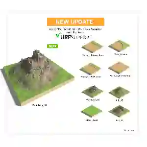 New Update Terrain Land Ponds and Lake Summer Pack 3d game assets for Unity